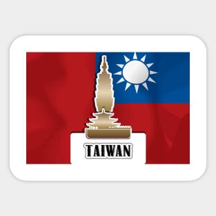 Taiwan Flag Sticker